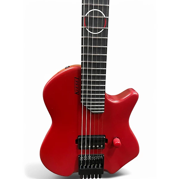 Used Kiesel Devin Townsend Neo Red Solid Body Electric Guitar 6 Used Kiesel Devin Townsend Neo Red Solid Body Electric Guitar