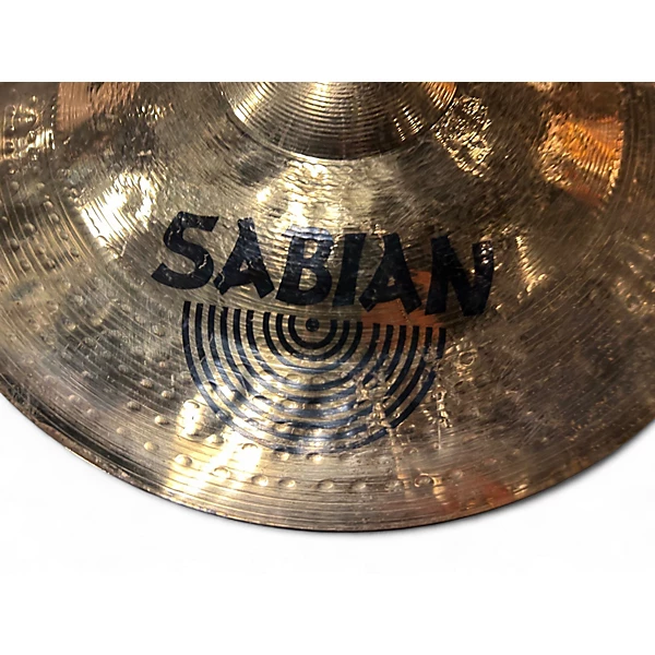 Used SABIAN 17in Carmine Appice Signature Devastation Chinese Cymbal 4 Used SABIAN 17in Carmine Appice Signature Devastation Chinese Cymbal