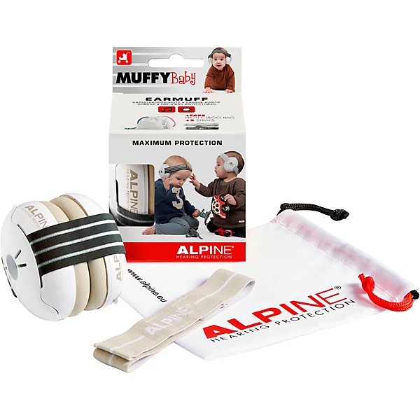 Alpine Hearing Protection Muffy Baby Black Protective Headphones