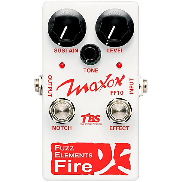 Maxon FF10 Fuzz Elements - Fire Fuzz Guitar Effects Pedal