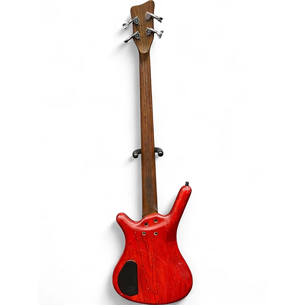 Used Warwick Pro Series Standard Corvette 4 String SATIN TRANS RED Electric Bass Guitar 6 Used Warwick Pro Series Standard Corvette 4 String SATIN TRANS RED Electric Bass Guitar