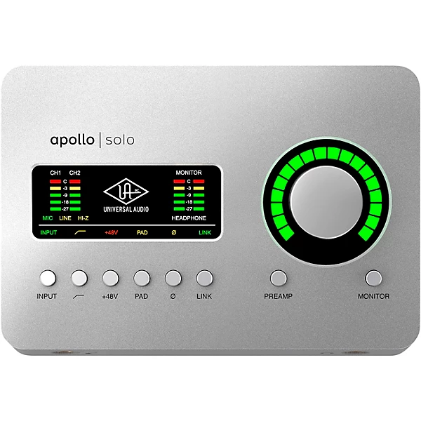 Universal Audio Apollo Solo Thunderbolt With Harbinger Studio Monitor Pair, Stands & Cables SM505 4 Universal Audio Apollo Solo Thunderbolt With Harbinger Studio Monitor Pair, Stands & Cables SM505