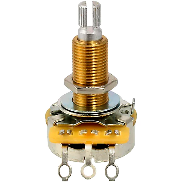 Allparts CTS 500K Split Shaft Long 3/4 Bushing, Audio Taper Pot Single