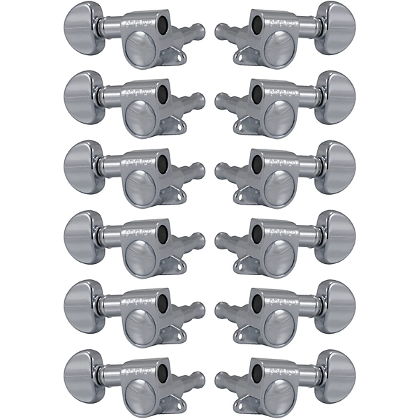 GROVER Mini Rotomatics 205 Series Tuning Machines Chrome 6+6