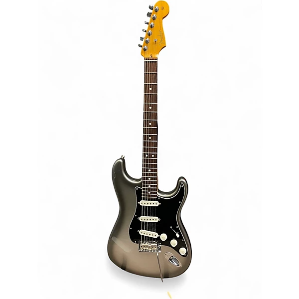 Used 2022 Fender AMERICAN PROFESSIONAL II MERCURY BURST Solid Body Electric Guitar