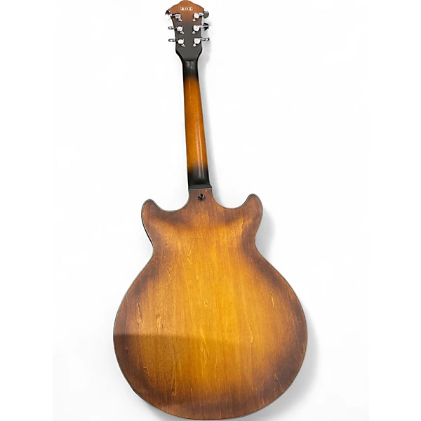 Used Ibanez AM73B Archtop Sunburst Hollow Body Electric Guitar 4 Used Ibanez AM73B Archtop Sunburst Hollow Body Electric Guitar