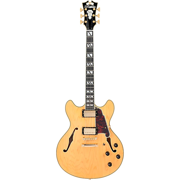 D'Angelico Deluxe DC Semi-Hollow Electric Guitar Satin Honey 6 D'Angelico Deluxe DC Semi-Hollow Electric Guitar Satin Honey