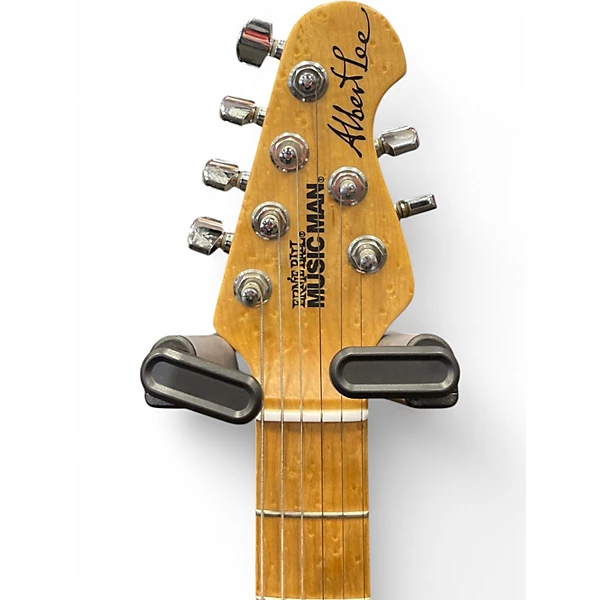 Used Ernie Ball Music Man Albert Lee Signature Maroon Solid Body Electric Guitar 6 Used Ernie Ball Music Man Albert Lee Signature Maroon Solid Body Electric Guitar