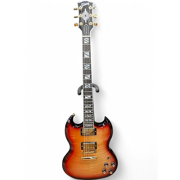 Used Gibson SG Supreme Fireburst Solid Body Electric Guitar