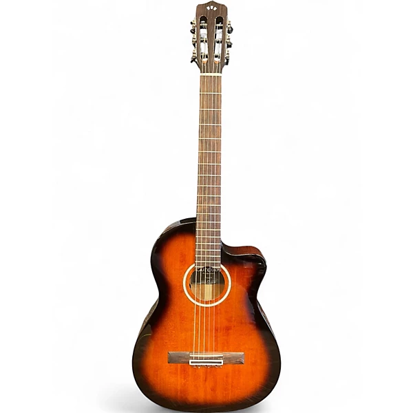 Used Cordoba Fusion 5 Tobacco Burst Classical Acoustic Electric Guitar