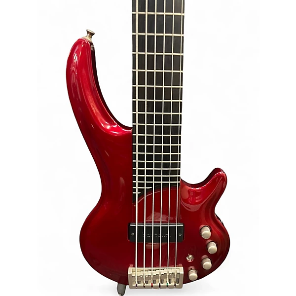 Used Cort CURBOW 6 RED Electric Bass Guitar 4 Used Cort CURBOW 6 RED Electric Bass Guitar