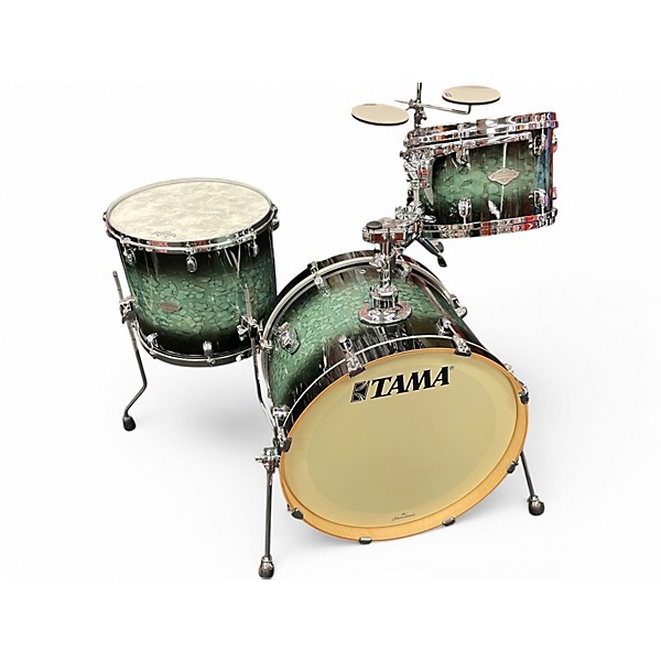 Used 2024 TAMA 3 Piece Starclassic Performer Blue Burst Drum Kit 4 Used 2024 TAMA 3 Piece Starclassic Performer Blue Burst Drum Kit