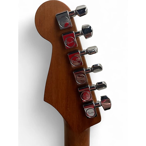 Used Fender ACOUSTASONIC JAZZMASTER SUNBURST Acoustic Electric Guitar 6 Used Fender ACOUSTASONIC JAZZMASTER SUNBURST Acoustic Electric Guitar