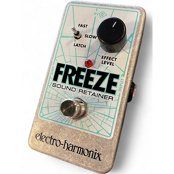 Used Electro-Harmonix Freeze Sound Retainer Compression Effect Pedal