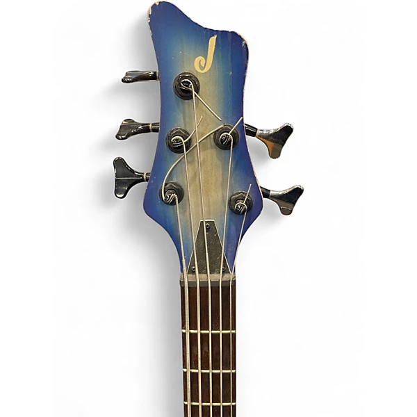 Used Jackson Pro Series Spectra Bass SBA V Blue Burst Electric Bass Guitar 6 Used Jackson Pro Series Spectra Bass SBA V Blue Burst Electric Bass Guitar