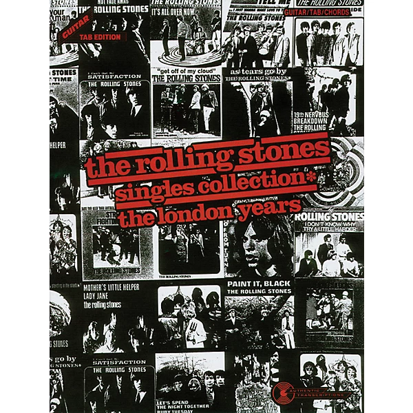 Alfred The Rolling Stones Singles Collection The London Years Guitar Tab Book