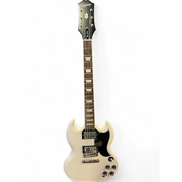 Used Epiphone 1961 SGWhite Solid Body Electric Guitar
