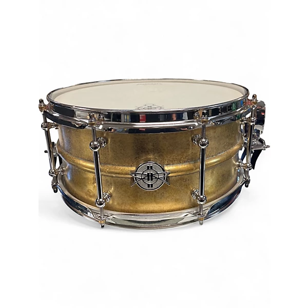 Used 2024 Dunnett 6.5X14 2N Antique Brass Snare Drum ANITQUE BRASS Drum