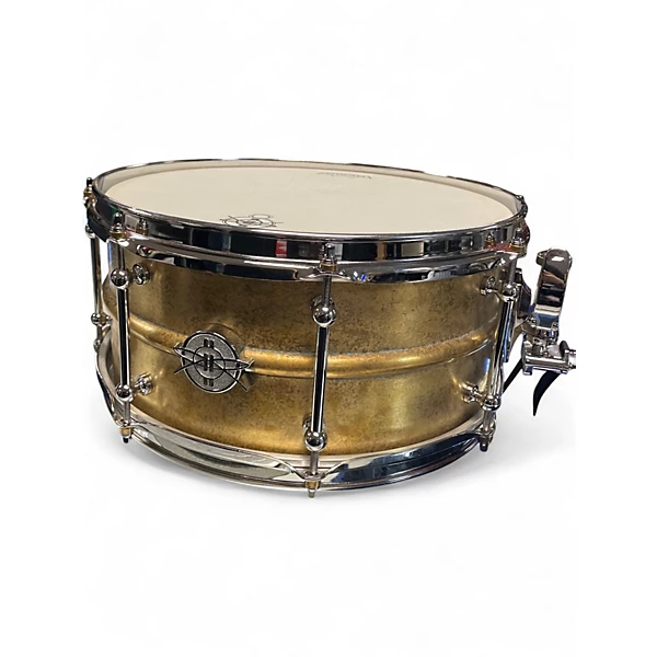 Used 2024 Dunnett 6.5X14 2N Antique Brass Snare Drum ANITQUE BRASS Drum 4 Used 2024 Dunnett 6.5X14 2N Antique Brass Snare Drum ANITQUE BRASS Drum