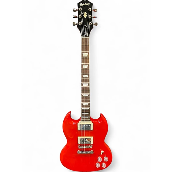 Used Epiphone SG MUSE Red Solid Body Electric Guitar