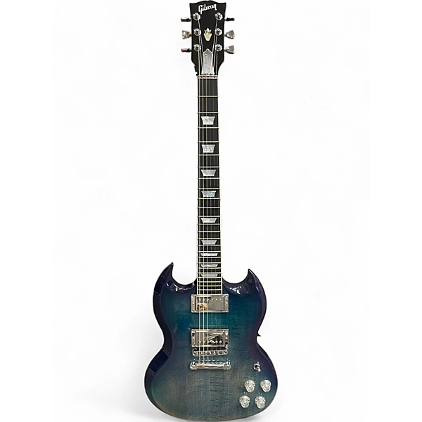 Used Gibson SG High Performance blueberry fade Solid Body Electric Guitar