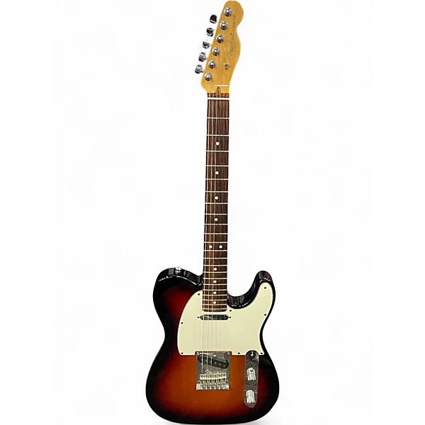 Used Fender American Standard Telecaster Sunburst Solid Body Electric Guitar