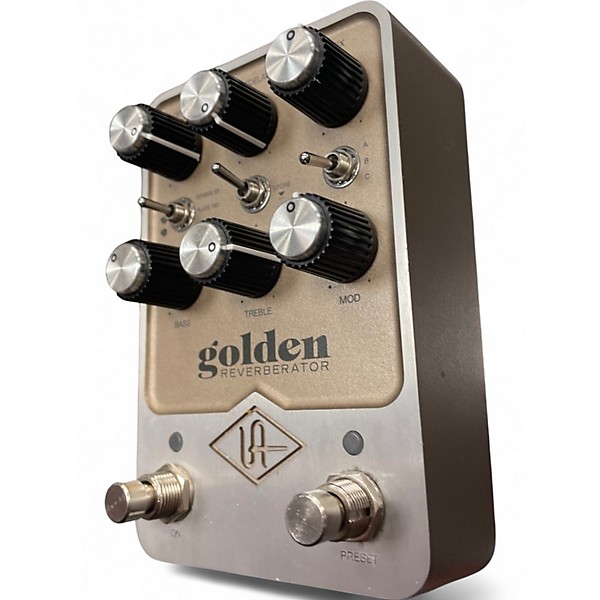 Used Universal Audio GOLDEN REVERBERATOR Effect Pedal 4 Used Universal Audio GOLDEN REVERBERATOR Effect Pedal