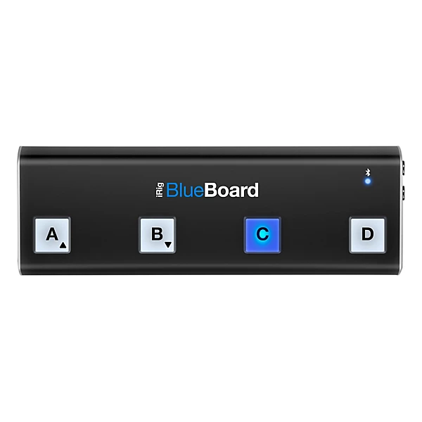 IK Multimedia iRig BlueBoard Bluetooth Wireless MIDI Foot Controller for iOS and Mac
