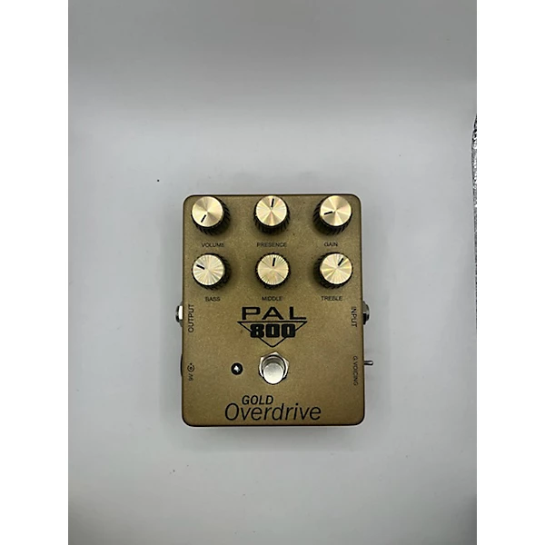Used Pedal Pal Fx gold overdrive 800 Effect Pedal