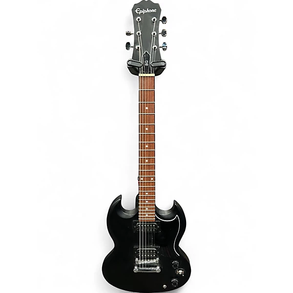 Used Epiphone SG Black Solid Body Electric Guitar