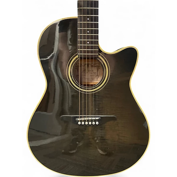 Vintage 1988 Alvarez DY87TBK SMOKE BURST Acoustic Electric Guitar 4 Vintage 1988 Alvarez DY87TBK SMOKE BURST Acoustic Electric Guitar
