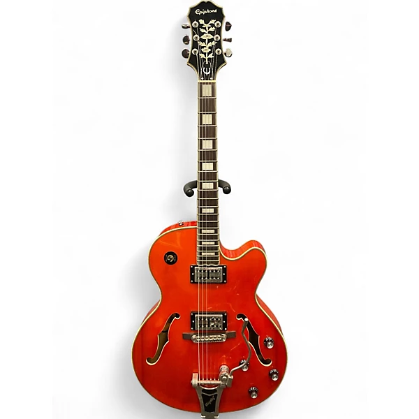 Used Epiphone Swingster Orange Hollow Body Electric Guitar