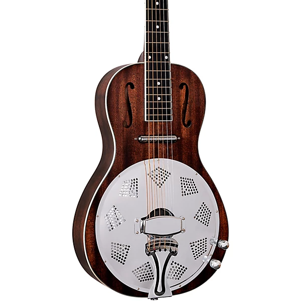 Ortega RRG30E Parlor Acoustic-Electric Resonator Guitar Whiskey Burst
