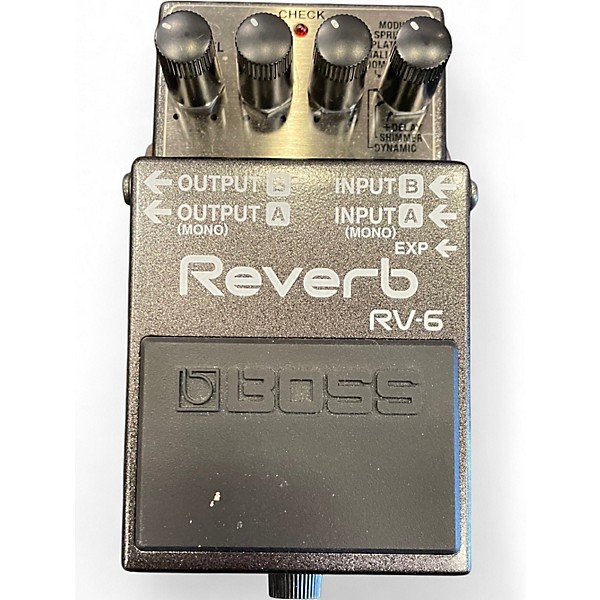 Used BOSS RV6 Digital Reverb Effect Pedal