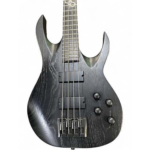 Used Solar Guitars AB2.4BOP Black Electric Bass Guitar 4 Used Solar Guitars AB2.4BOP Black Electric Bass Guitar