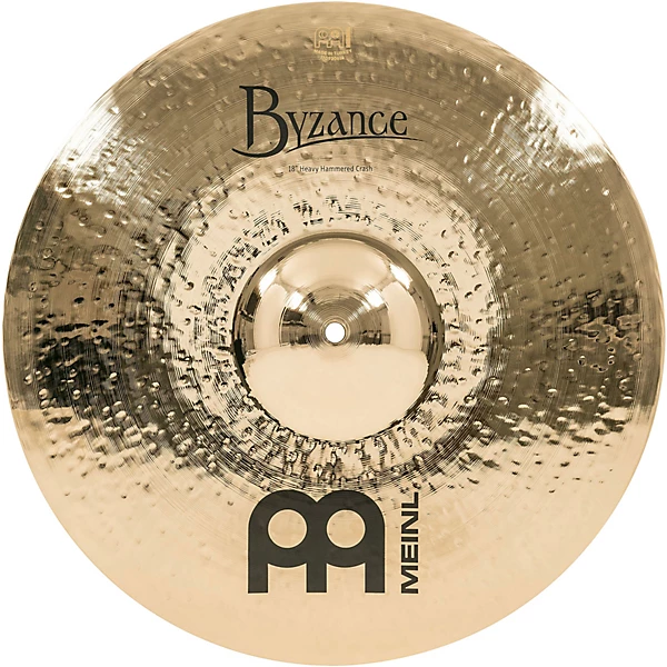 MEINL Byzance Brilliant Heavy Hammered Crash Cymbal 18 in. 6 MEINL Byzance Brilliant Heavy Hammered Crash Cymbal 18 in.