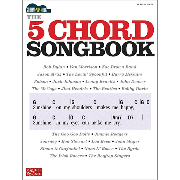 Cherry Lane The 5 Chord Songbook - Strum & Sing Series