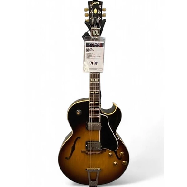 Vintage 1959 Gibson ES-175TD Sunburst Hollow Body Electric Guitar