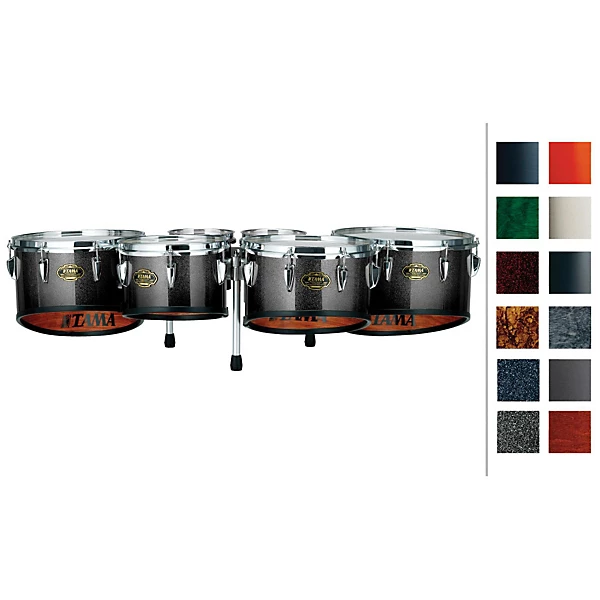 Tama Marching Maple Tenor Sextet Molten Caramel Fade 6,8,10,12,13,14