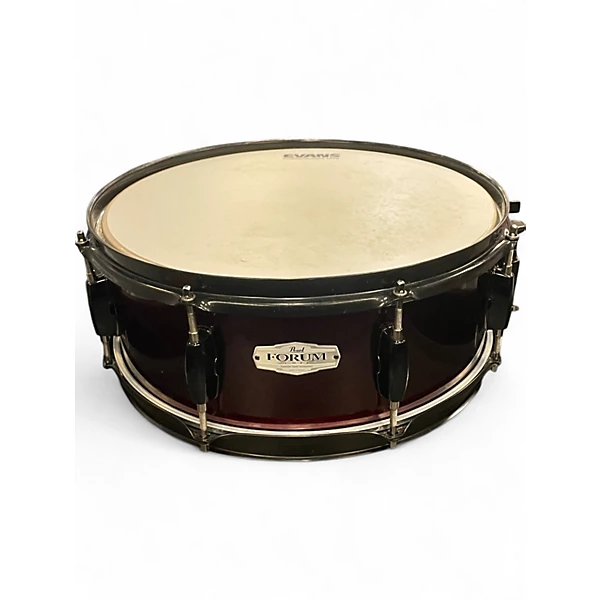 Used Pearl 14X6.5 Forum Series Snare Burgundy Drum