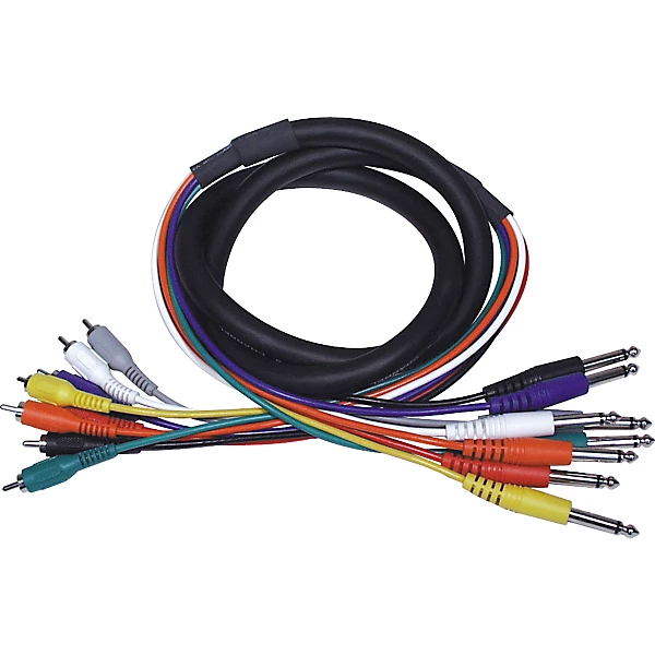 Hosa CPR-802 RCA-1/4 8-Channel Recording Snake 6.6 ft.