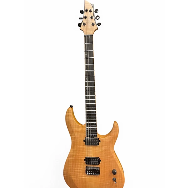 Used Schecter Guitar Research KM6 MKII Natural Solid Body Electric Guitar