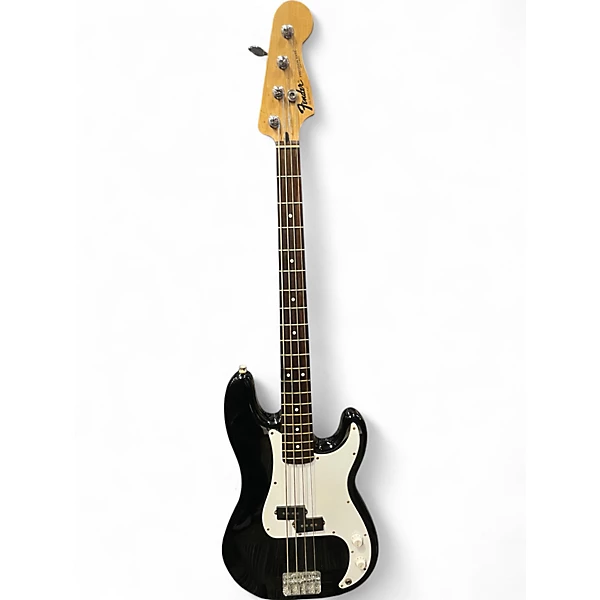 Used Fender Player Precision Bass Black Electric Bass Guitar