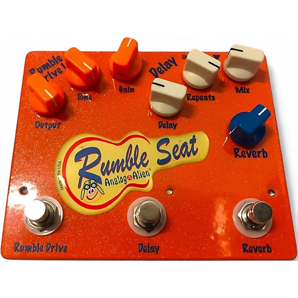 Used Analog Alien Rumble Seat Effect Pedal