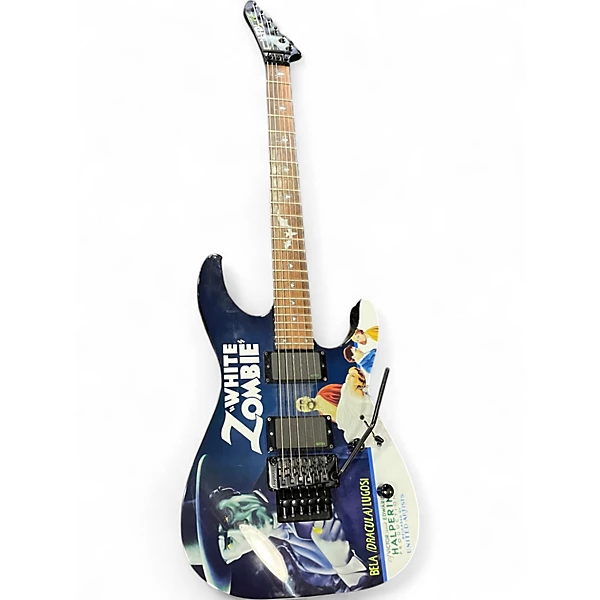 Used ESP LTD KH WHITE ZOMBIE SIGNATURE WHITE ZOMBIE Solid Body Electric Guitar