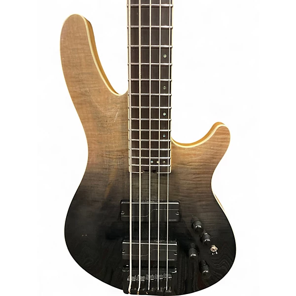 Used Schecter Guitar Research SLS Elite-5 Black Fade Burst Electric Bass Guitar 4 Used Schecter Guitar Research SLS Elite-5 Black Fade Burst Electric Bass Guitar