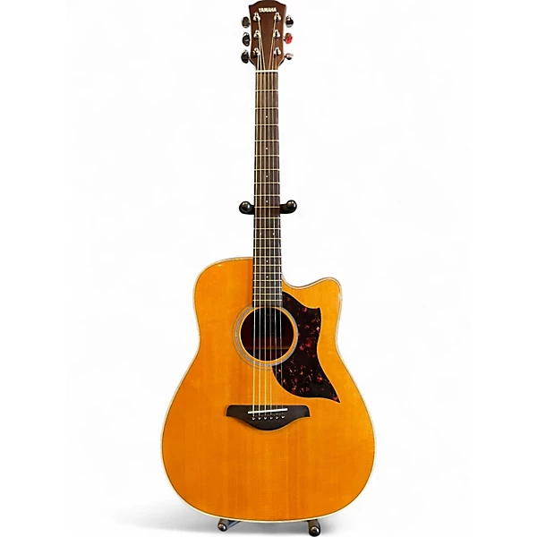Used Yamaha A1M Vintage Natural Acoustic Electric Guitar
