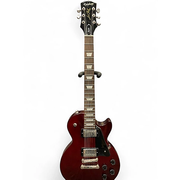Used Epiphone Les Paul Studio Wine Red Solid Body Electric Guitar