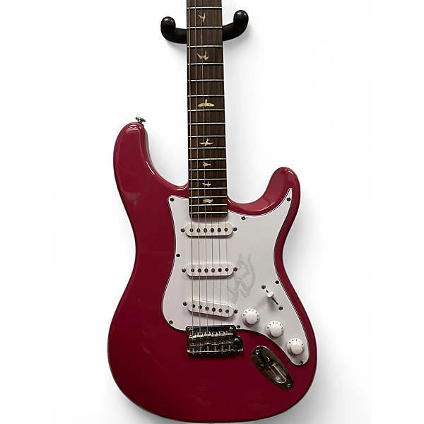 Used PRS SE Silver Sky Pink Solid Body Electric Guitar