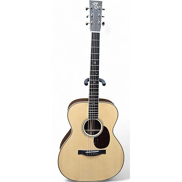 Used Santa Cruz OM Custom Natural Acoustic Guitar